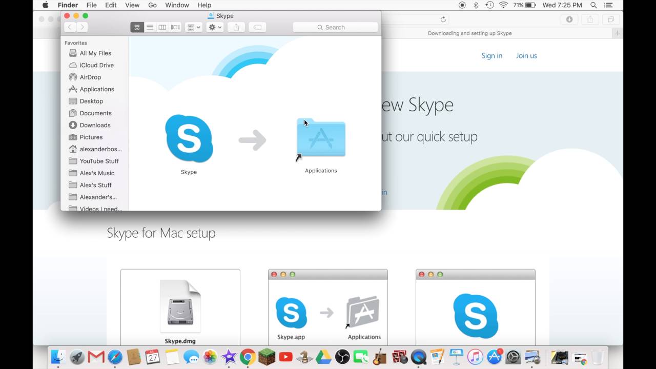 cannot download skype for mac